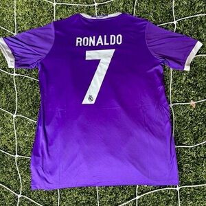 adidas Purple Ronaldo #7 Jersey